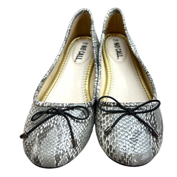 Sz 7.5M No Call Animal Print Flats NIB - Picture 2 of 5